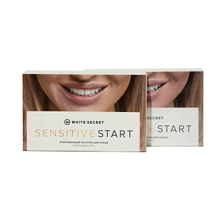 SENSITIVE START Отбеливающие полоски для чувствительных зубов 7 саше