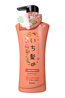 Ichikami Бальзам-ополаскиватель интенсивно увлажняющий для поврежденных волос с маслом абрикоса 480 г
