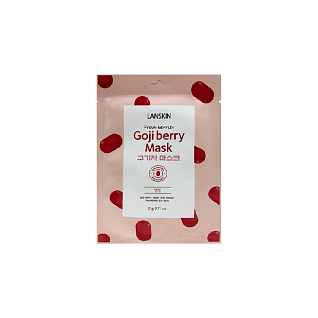 LanSkin Mask Тканевая маска для лица с ягодами годжи 21 гр