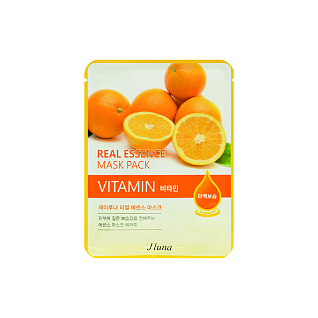 JLuna Real Essence Mask Тканевая маска с витаминами, 25мл