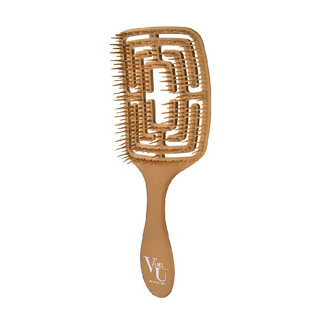 Spin Brush Расчёска для бережного расчёсывания волос gold