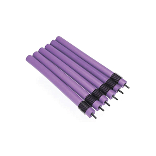Бигуди-бумеранги фиолетовые d20ммx240мм 6шт