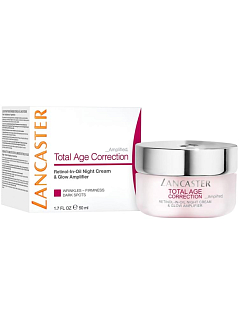 Total Age Correction Amplified retinol-in-oil night cream & glow amplifier ночной крем для лица 50 мл