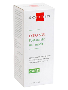 Средство для экстренного восстановления сильно поврежденных ногтей extra sos post-acrylic nail repair 12мл