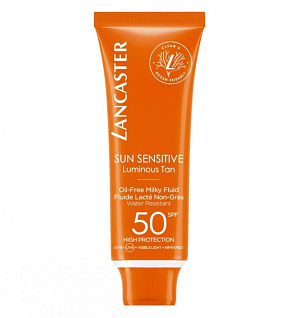 Sun Sensitive Солнцезащитное нежирное молочко-флюид для лица для чувствительной кожи spf50