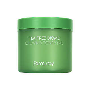 Tea tree biome успокаивающие подушечки для лица с экстрактом чайного дерева, 70шт